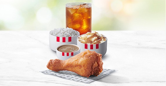 1 PC Chicken Meal With Mashed Potato
